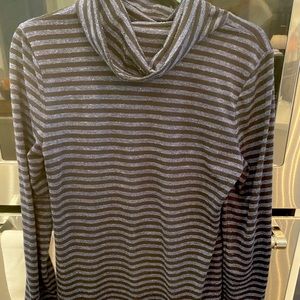 Black and Blue Striped Cabi top